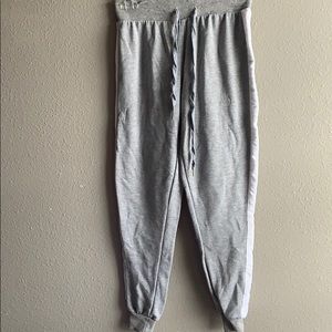 Grey sweatpants